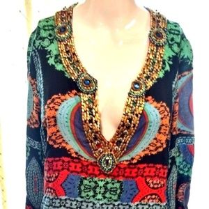 ❤️Portmans Dress or Tunic, Embellished Neckline